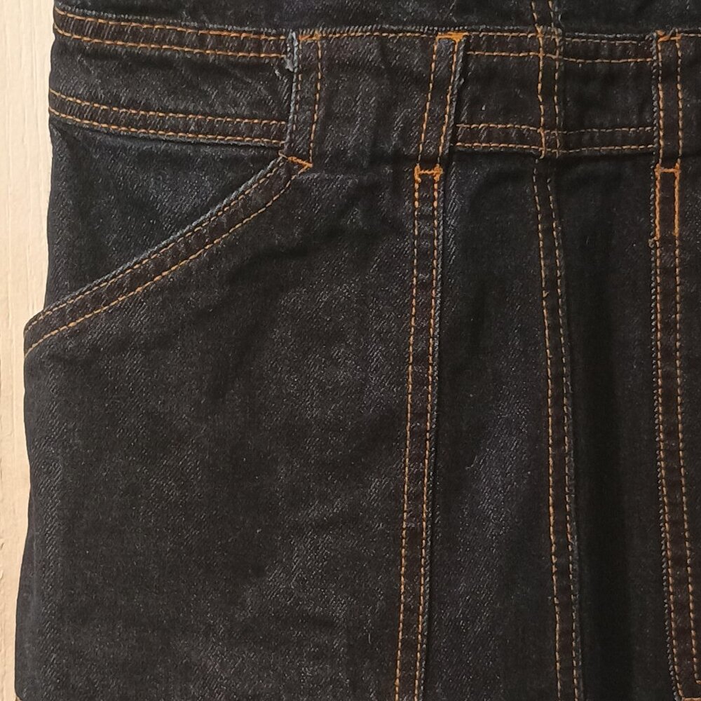 Dickies/Overall Mini Dress/Womens/S/Dark Blue/Denim Pinafore Workwear - Picture 8 of 10